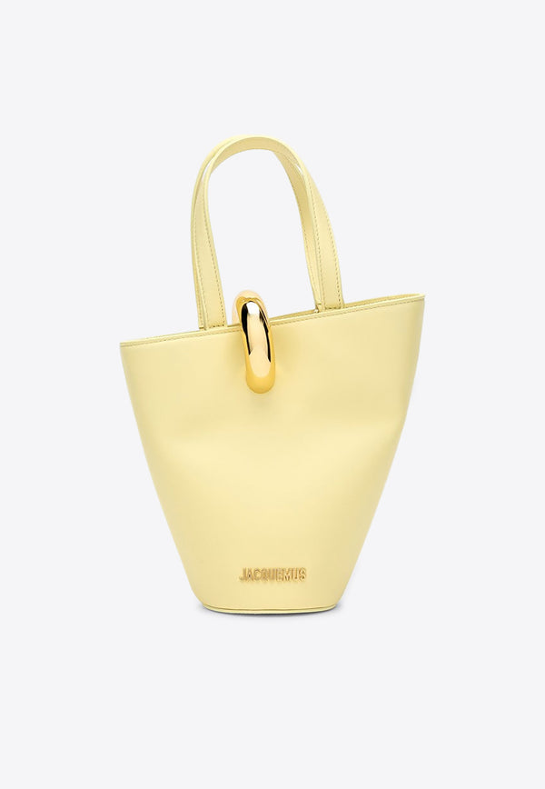 Jacquemus The Small Bambola Leather Bucket Bag Yellow 24H243BA3893173/P_JACQM-210