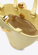 Jacquemus The Small Bambola Leather Bucket Bag Yellow 24H243BA3893173/P_JACQM-210