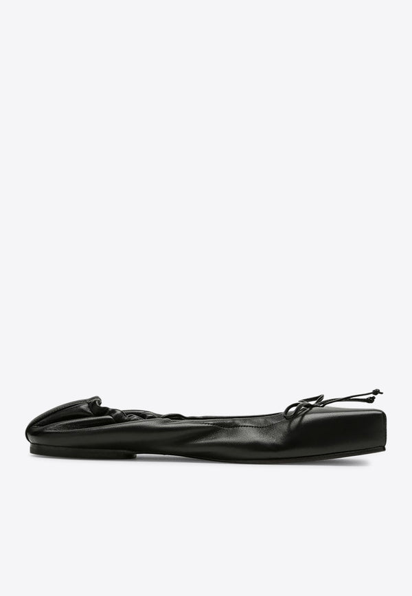 Jacquemus Le Ballet Square Ballet Flats Black 24H243FO1573073/P_JACQM-990