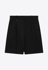 Jacquemus Tailored Bermuda Shorts in Wool Black 24H246PA0991333/Q_JACQM-990