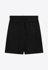 Jacquemus Tailored Bermuda Shorts in Wool Black 24H246PA0991333/Q_JACQM-990