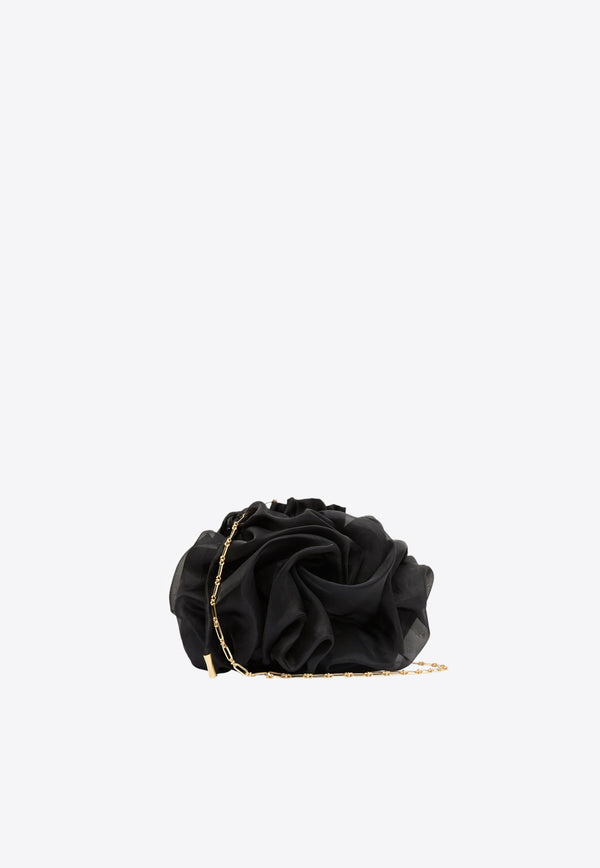 Aje Evalie Organza Ruffle Bag 24RE6023BLACK