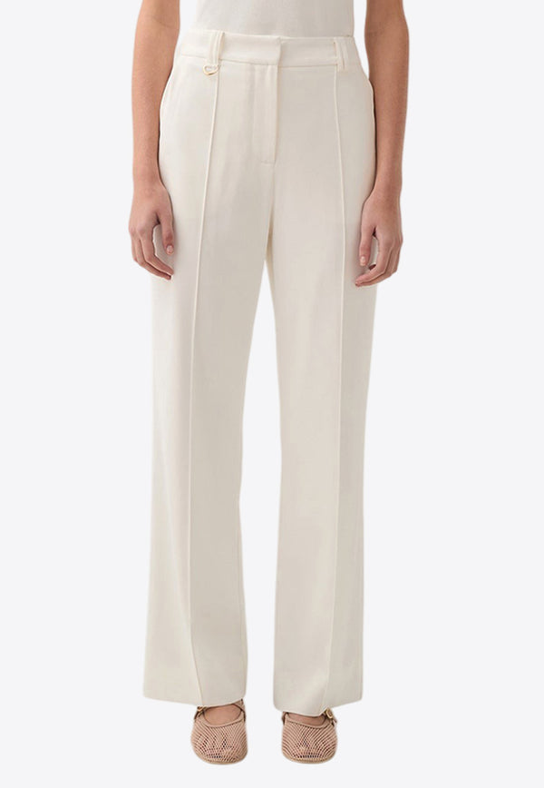 Aje Caterina Tailored Straight-Leg Pants White 24SS3075WHITE