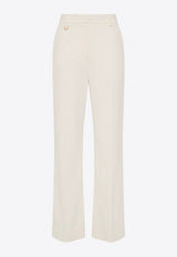 Aje Caterina Tailored Straight-Leg Pants White 24SS3075WHITE