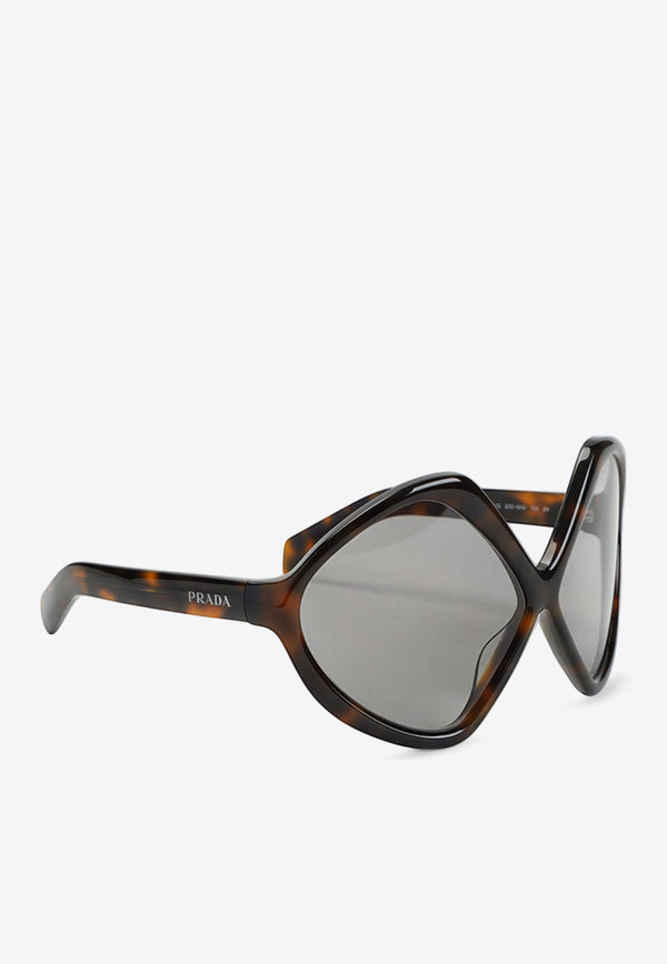 Polygon-Shaped Acetate Sunglasses