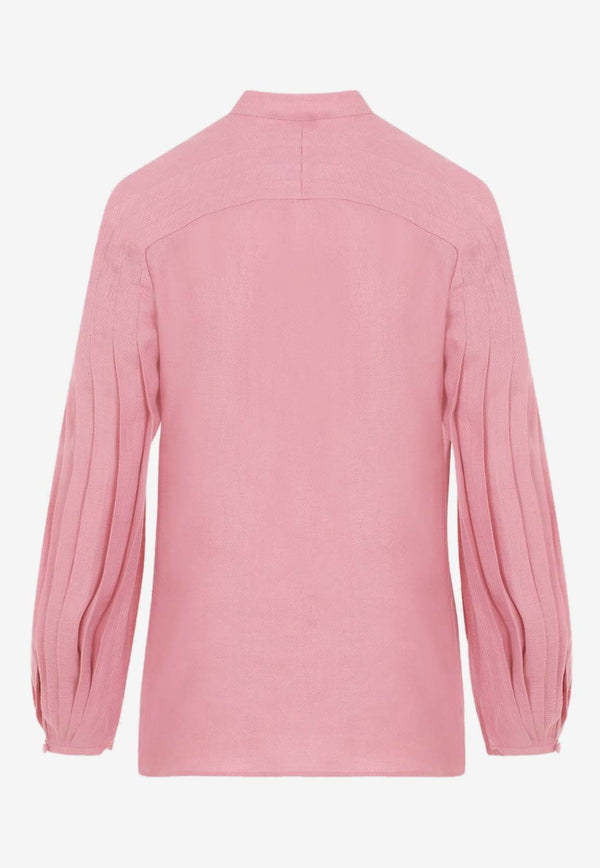 Laetitia Long-Sleeved Linen Shirt