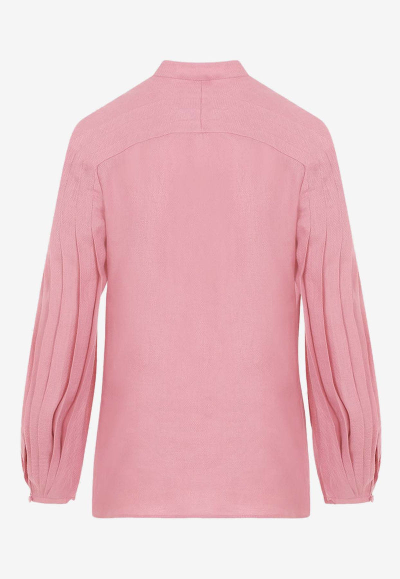 Laetitia Long-Sleeved Linen Shirt