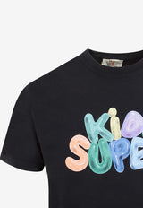 Bubble Logo Crewneck T-shirt