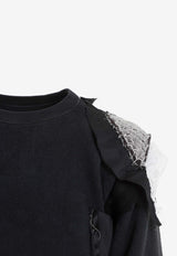 Deconstructed Pullover Sweatshirt