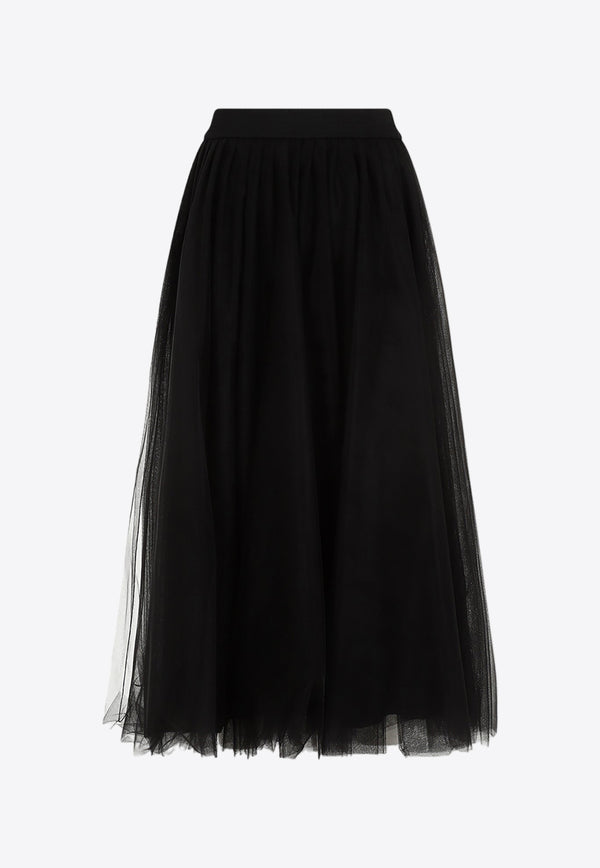 Tulle Midi Skirt