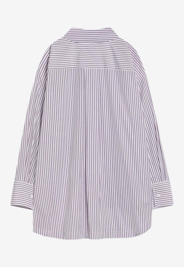 Asymmetrical Striped Shirt