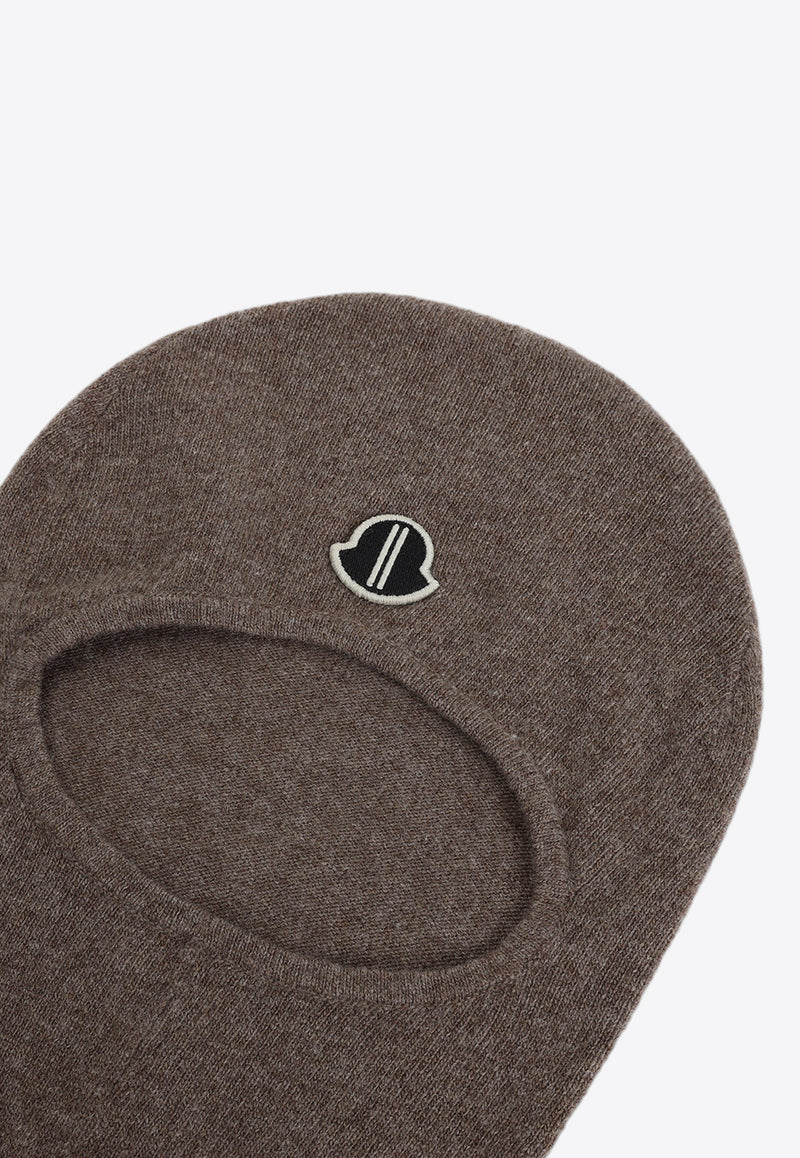 Logo Patch Knit Balaclava