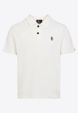 Short-Sleeved Logo-Patch Polo T-shirt