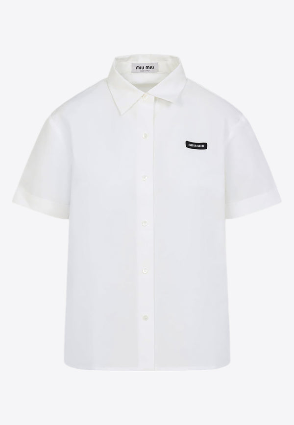 Logo Patch Buttoned Shirt