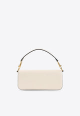 VLogo Leather Shoulder Bag