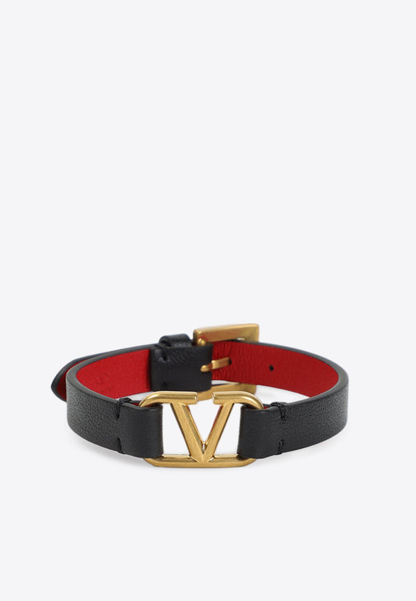 VLogo Leather Bracelet