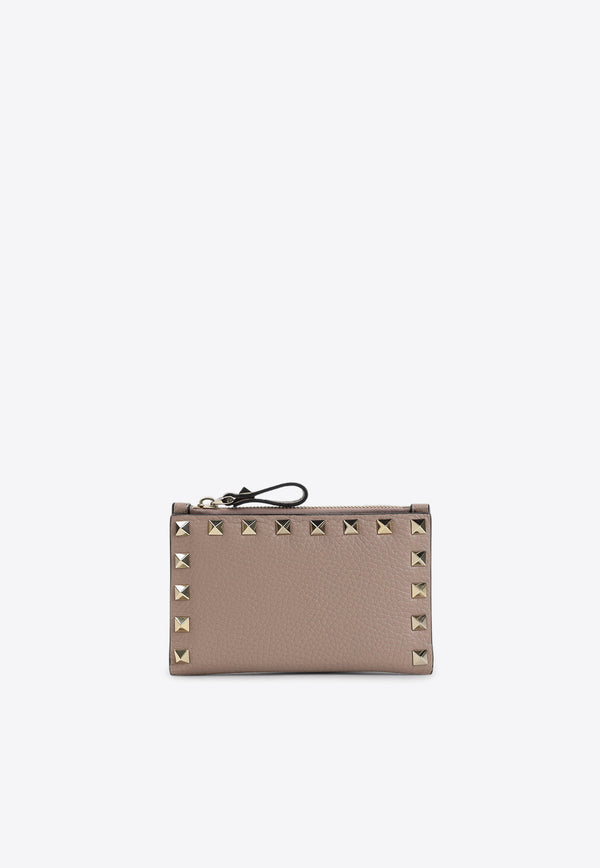 Studded Leather Card Case