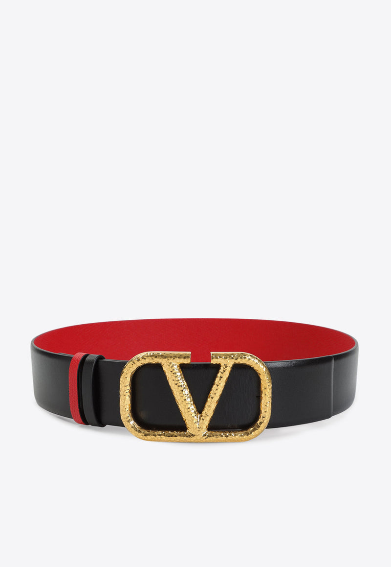 VLogo Reversible Leather Belt