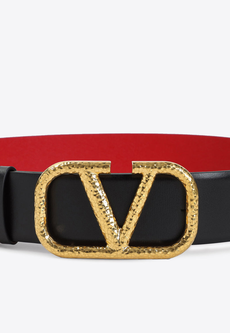 VLogo Reversible Leather Belt