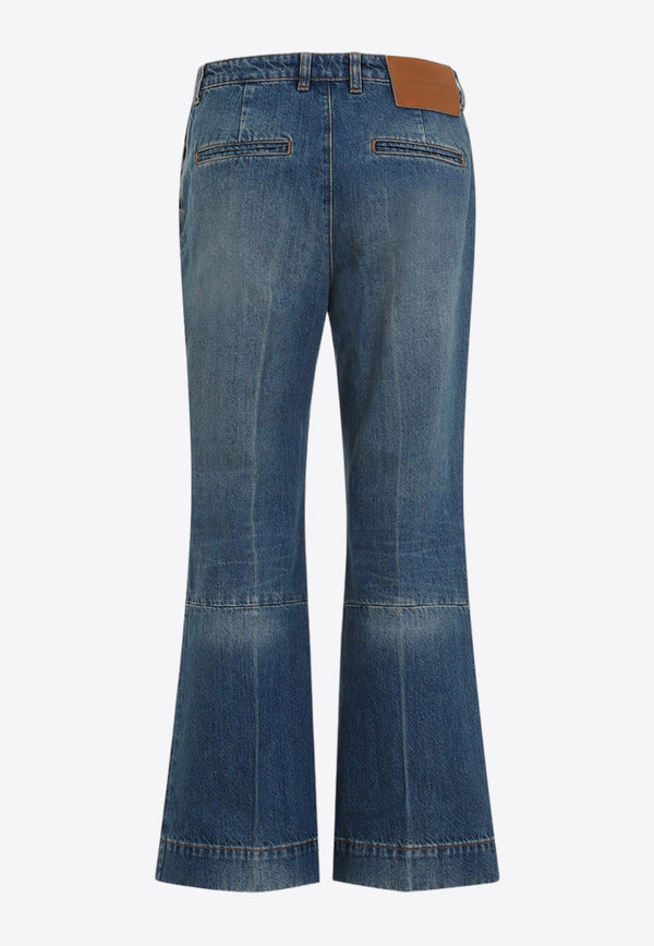 Cropped Kick Jeans