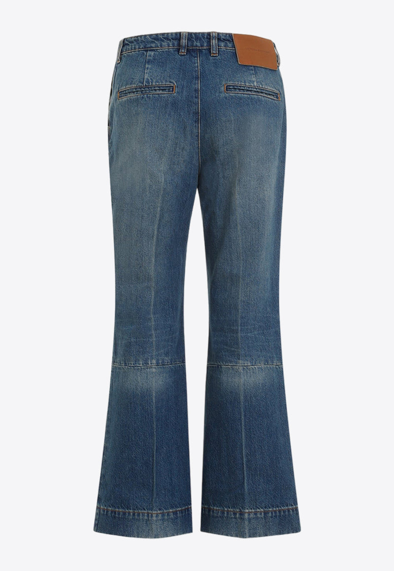 Cropped Kick Jeans