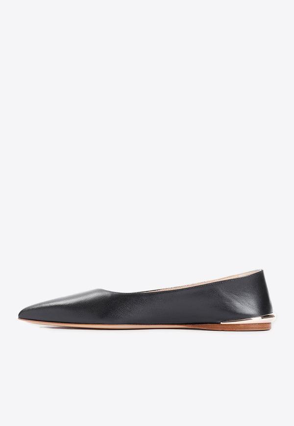 Fleur Leather Ballet Flats