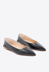 Fleur Leather Ballet Flats