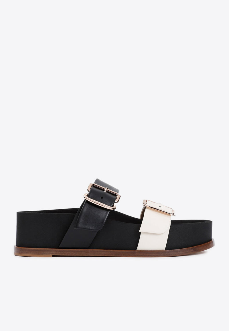 Wren Buckled Leather Sandals