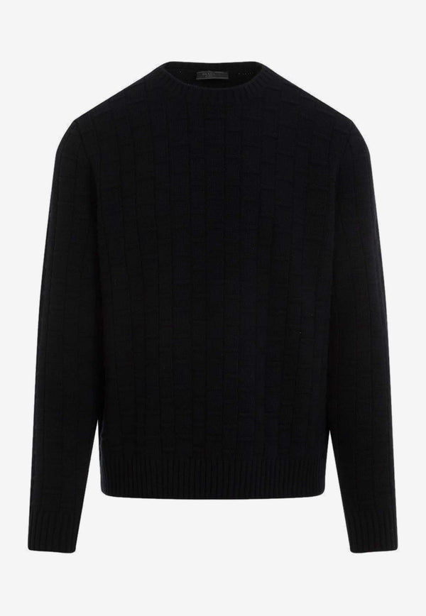 Crewneck Wool and Cashmere Sweater