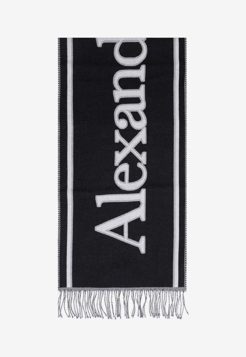 Varsity Logo Wool Scarf