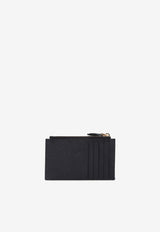 Logo Zipped Leather Cardholder