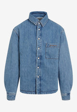 Puffer Denim Overshirt