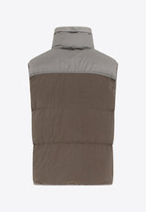 Down Padded Vest in Tech Fabric