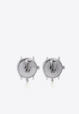 Watch Clip-On Earrings