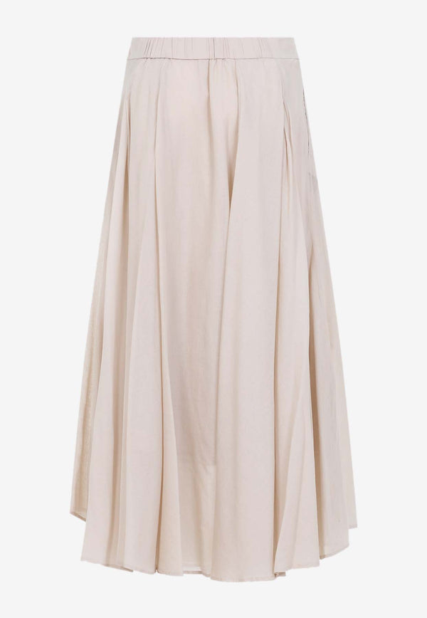 Flared Midi Skirt