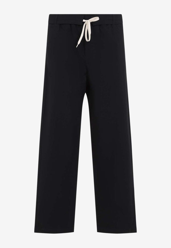 Drawstring Straight Pants