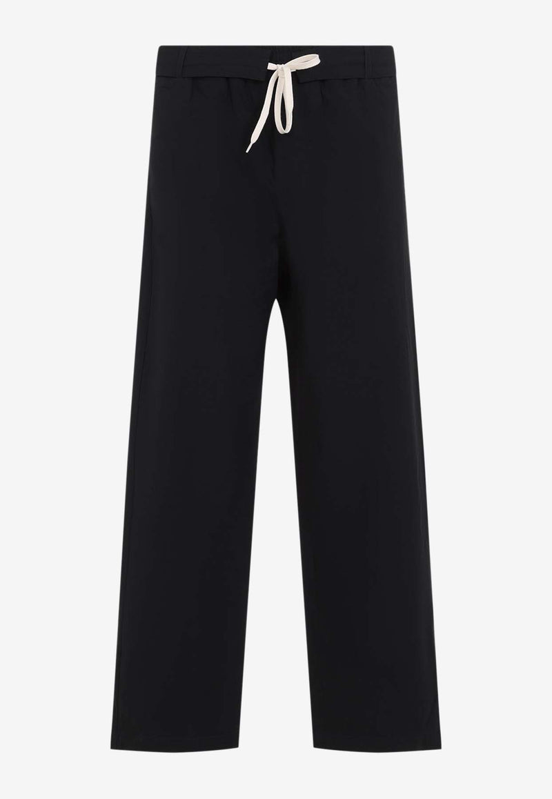 Drawstring Straight Pants