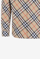 Long-Sleeved Check Shirt