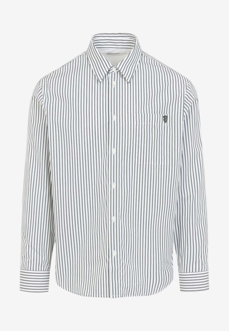 Striped Long-Sleeved Shirt