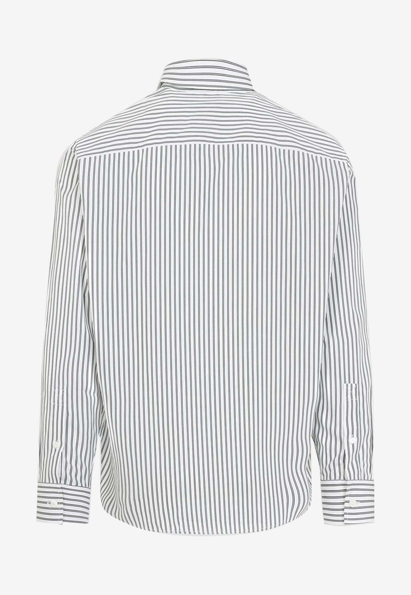 Striped Long-Sleeved Shirt