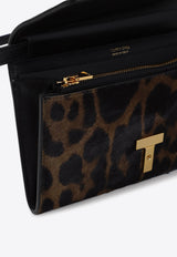 Leopard-Print Wallet On Strap