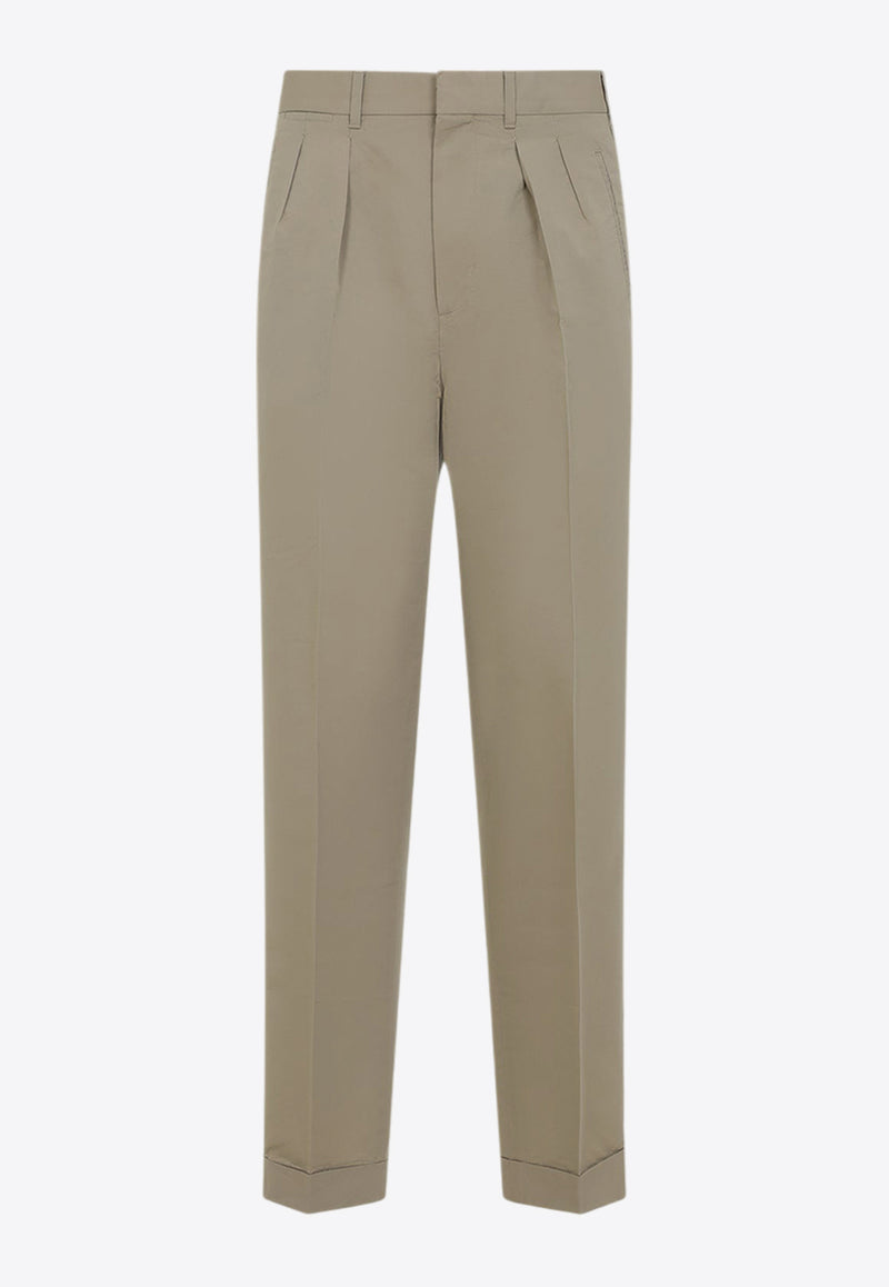 Tailored Silk-Blend Pants