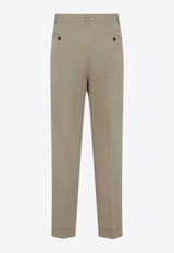 Tailored Silk-Blend Pants