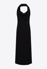 Halter-Neck Maxi Dress