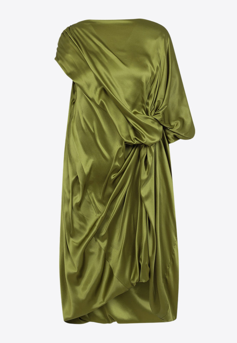 Dalant Silk Asymmetrical Dress