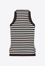 Arnes Striped Ribbed Tank Top