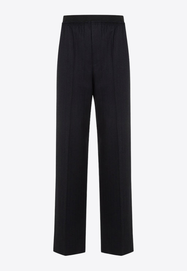 Striped Wool Pants