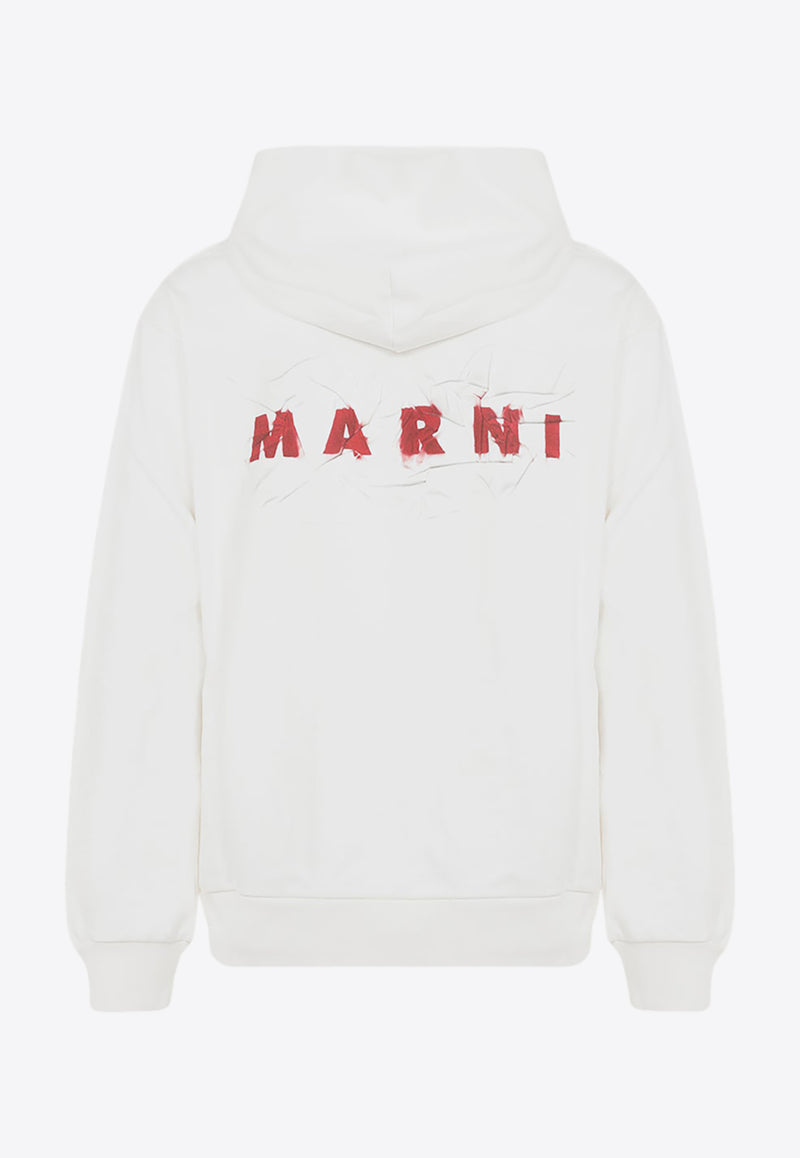 Logo-Printed Hooded Sweatshirt