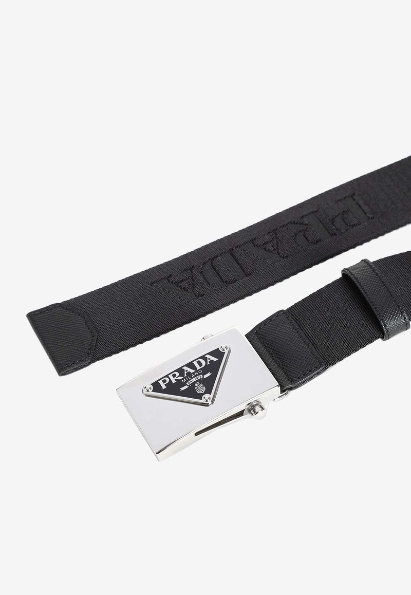 Triangle Logo Buckle Belt