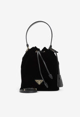 Mini Velvet Bucket Bag